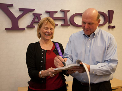 The Old Laughing Lady, The Bald Man and the Giant Purple Pen